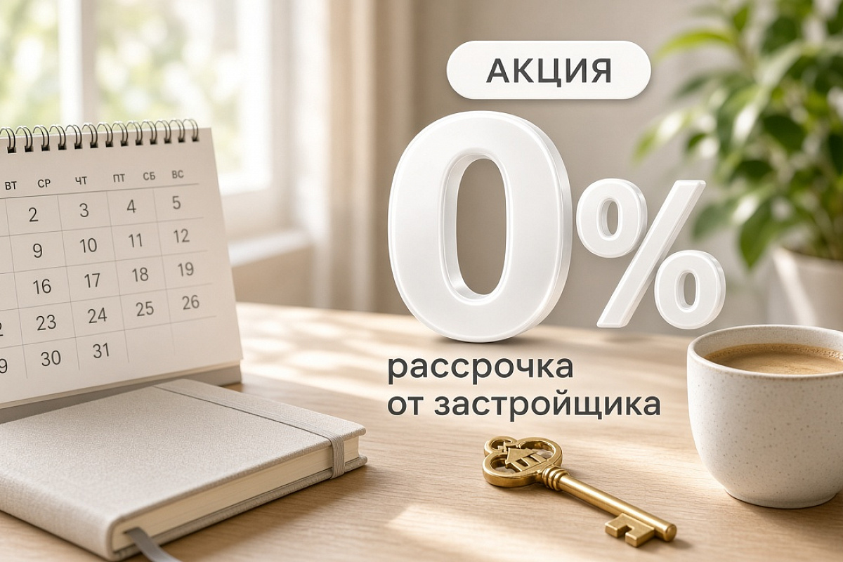 Рассрочка от застройщика 0%